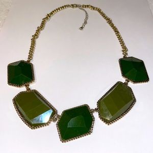 Green and Gold Necklace